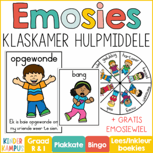 Emosies | Gevoelens | SEL |  Klaskamer Hulpbronne Pakket